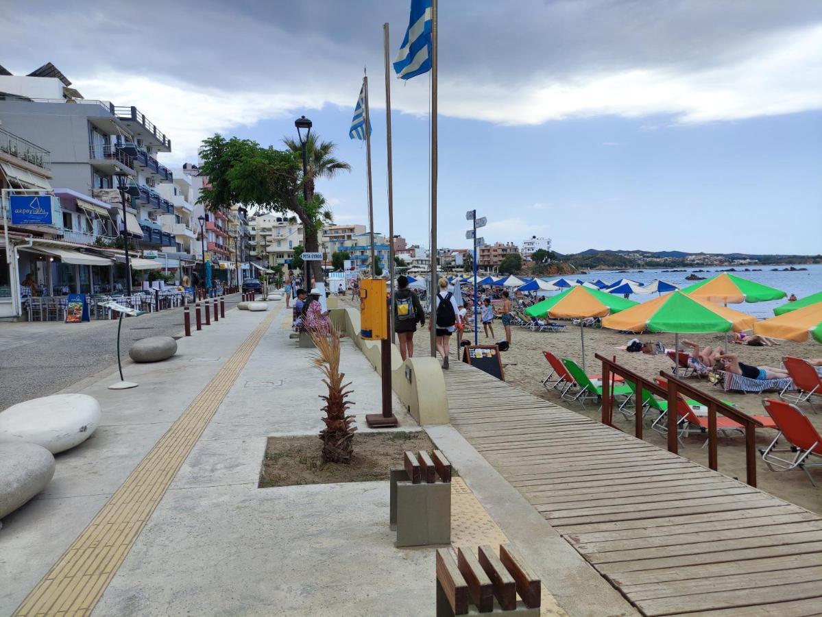 Steps From The Beach Aprt Chania  Bagian luar foto