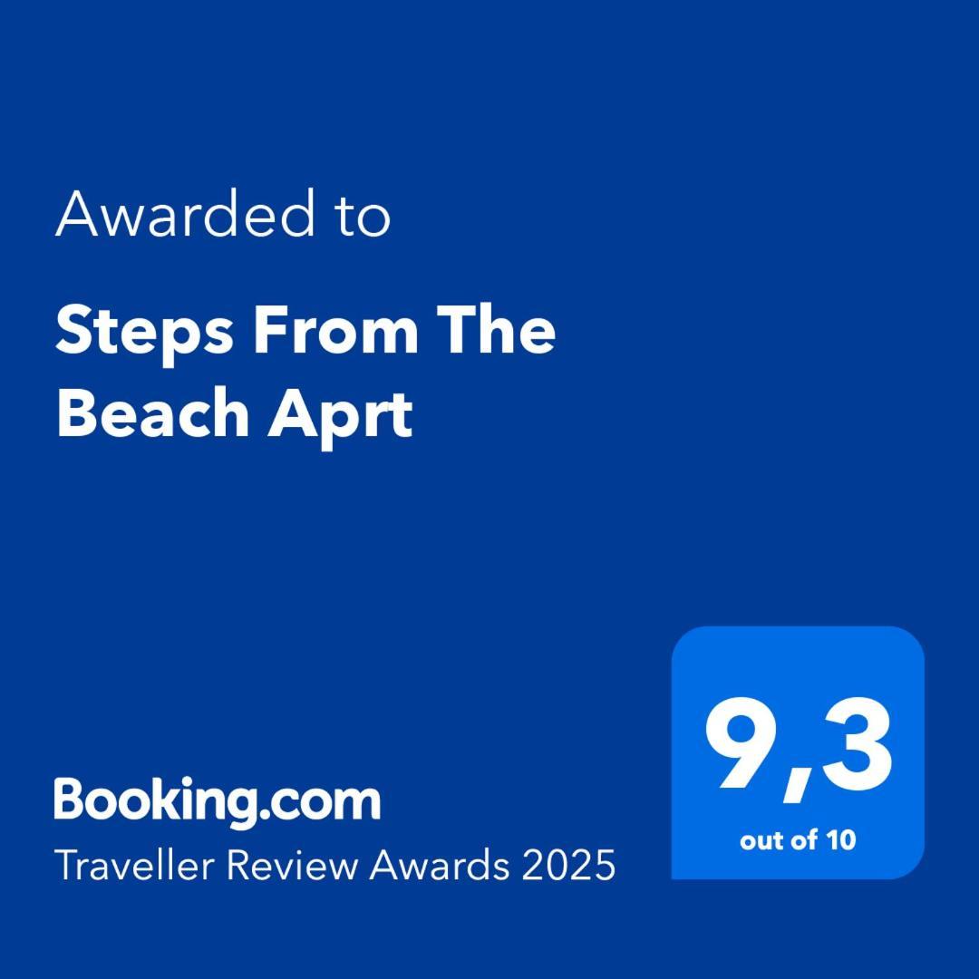 Steps From The Beach Aprt Chania  Bagian luar foto